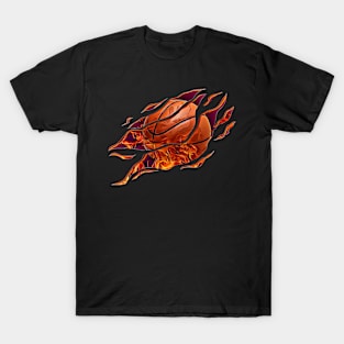 Basketball Flames T-Shirt